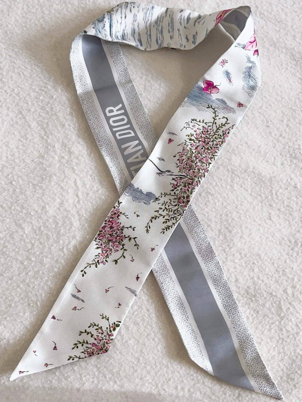 Dior Jardin  D’hiver Mitzah Silk Scarf